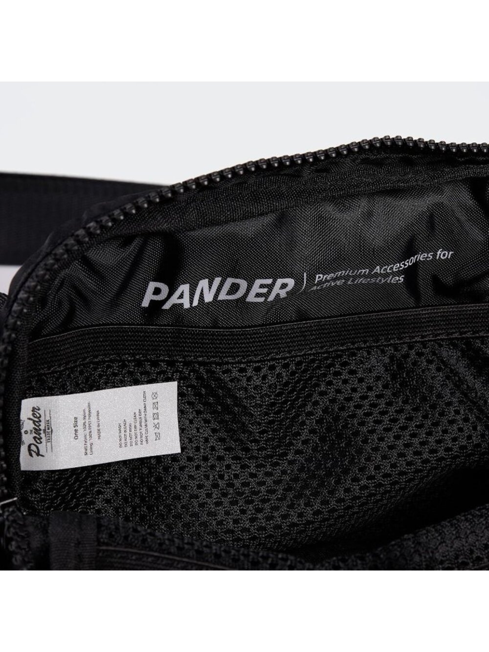 Women's Black Water Repellent Waist Packs Crossbody Bags with Adjustable Strap - Picture 6 of 6